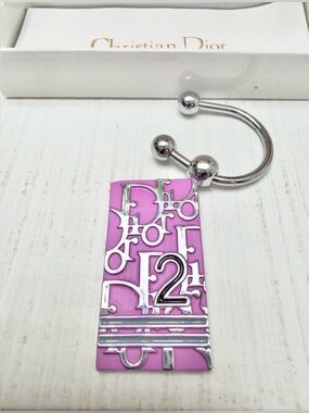 Rare Vintage Dior Pink Trotter Keychain